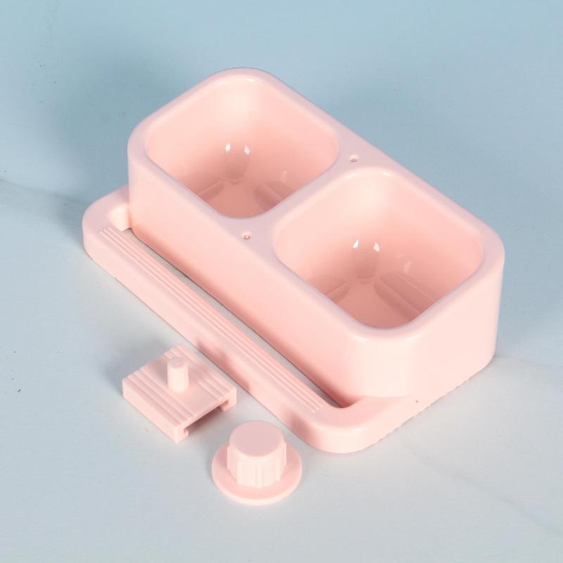 Parrot Double Bowl Large Capacity Feeder Splash Proof Hanging Food Bowl Bird Feeding Water Bowl Pet Supplies Accessories
