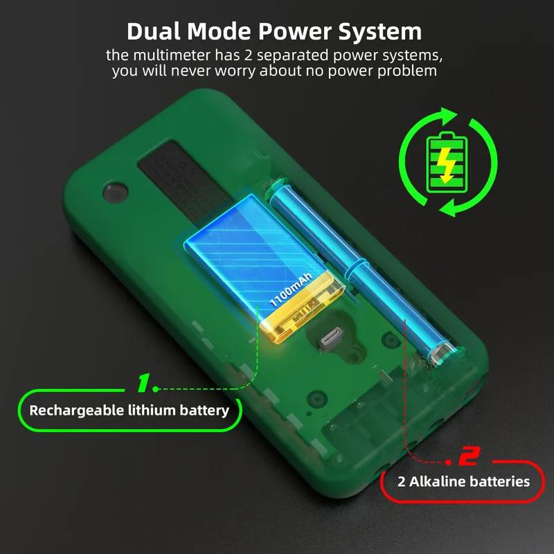 Multimètre Numérique Intelligent BSIDE S30 15V Diode Thermomètre Infrarouge Tension Courant AC DC Rechargeable Testeur Électronique Professionnel