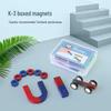 Second Grade Science Magnet Set: U-Shaped, Ring, Horseshoe, and Bar Magnets with Magnetic Car & Levitation.