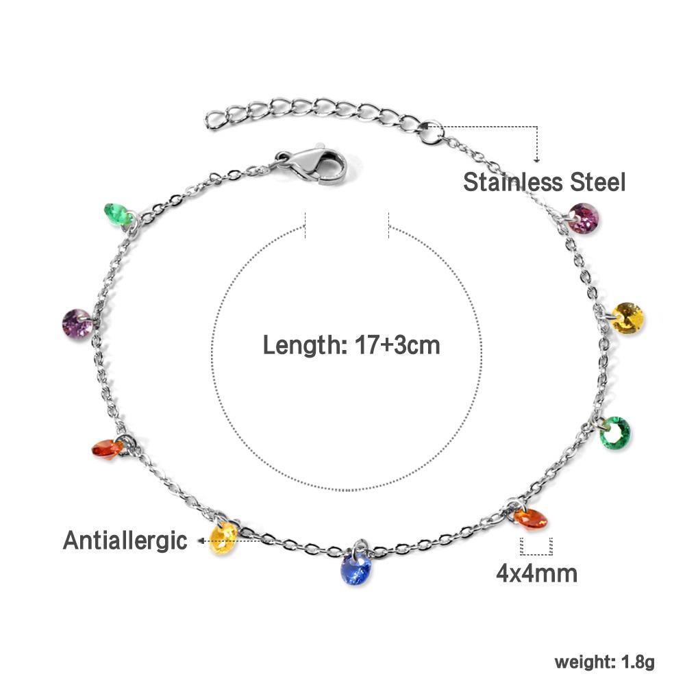 Bracelet Cute Sweet Butterfly Dragonfly Pendant with White Diamond Bracelet Stainless Steel Jewelry