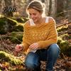 Double Sleeved Cardigan Scarf Sweater with Sleeves for Women Knitted Cable Wrap Shawl Casual Chic Oversized Shawl Shrugs Autumn Winter Retro Hollow