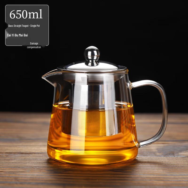 WZ Glass Heat-Resistant Teapot with Stainless Steel Filter