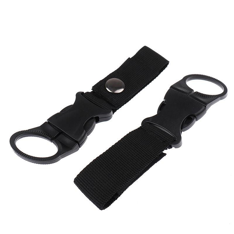 Nylon Webbing Water Bottle Carabiner Belt Outdoor Buckle Hook Holder Tool Clip