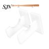 Acrylic Storage Rack 2PCS Baseball Bat Display Stands, Wall Mount Space Saving Holder Holders, Soft Lining Protection Organizers for Sports