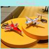 Colorful Zinc Alloy Airplane Keychain Cute Mini Plane Charm Perfect For Bags And Car Keys