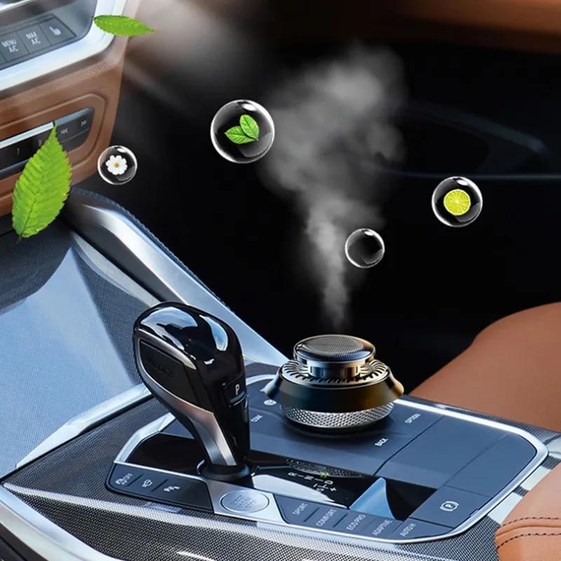 Saulės energija veikiantis automobilio kvepalų difuzorius Ilgai išliekantis Besisukantis automobilio aromaterapijos prietaisas Automobilio eterinių aliejų difuzoriai Automobilių dalių gaiviklis