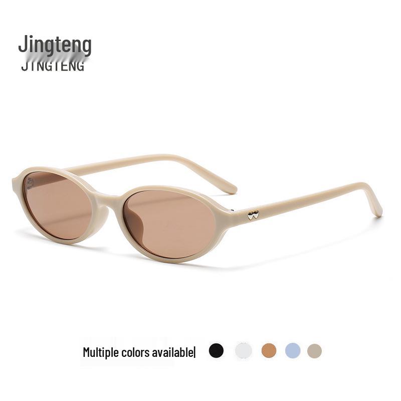 

Ретро Овальные Солнцезащитные Очки-Сердечки для Женщин - Защита от УФ-лучей, Готовы для рецептурных линз, Идеальны для круглых лиц Sunglasses