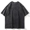Summer Mens Washed Tshirts Doberman Dog Graphic Punk Gothic T-Shirt Streetwear Harajuku Vintage Casual Cotton Tops Tees
