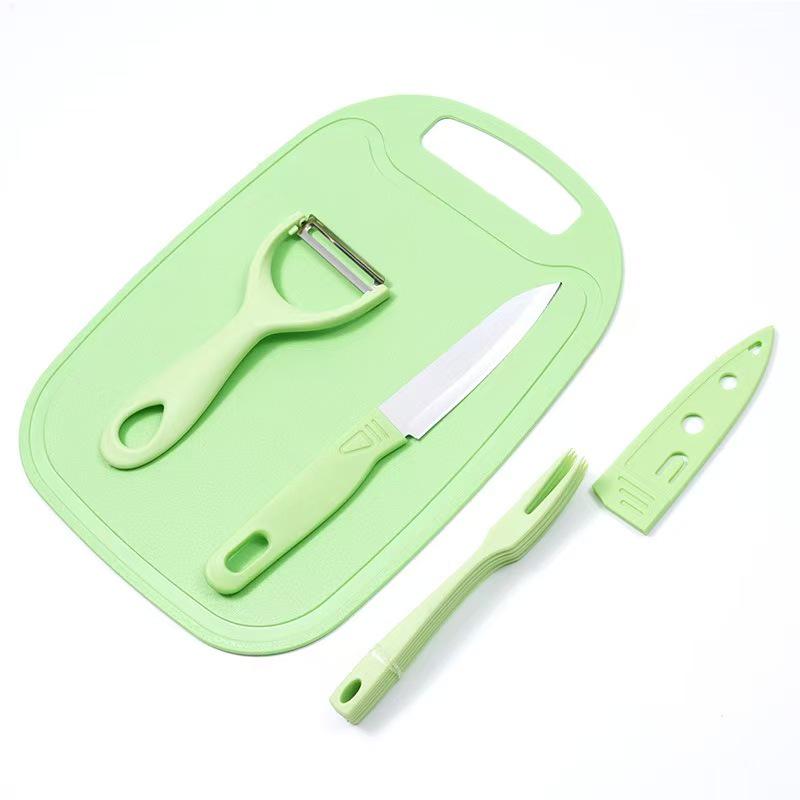 Baby Food Prep Set: Chef's Knife, Cutting Board, Multi-Functional Tools, 5-Piece Combo