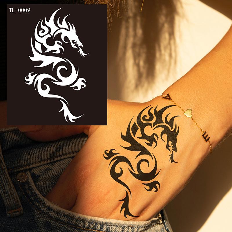 Beauty Sticker Hollow Tattoo Sticker Juice Inkjet Tattoo Template Diy