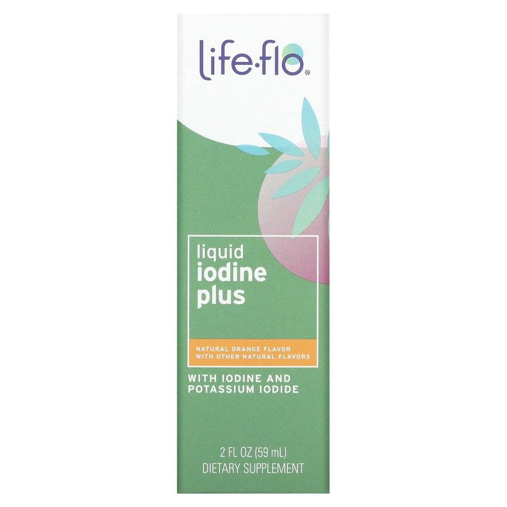 Lifeflo Liquid Iodine Plus Natural Orange 150mcg 59ml 2 fl oz Liquid Iodine Plus Natural Orange 150mcg 59ml