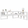 VidaXL L-shaped Bookcase Headboard Solid Pine Wood, Headboard, Headboard with Storage, Headboard 859263