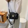 With Ribbon Small Square Bag Large Capacity Chain Crossbody Bag  Female Lady Girl
