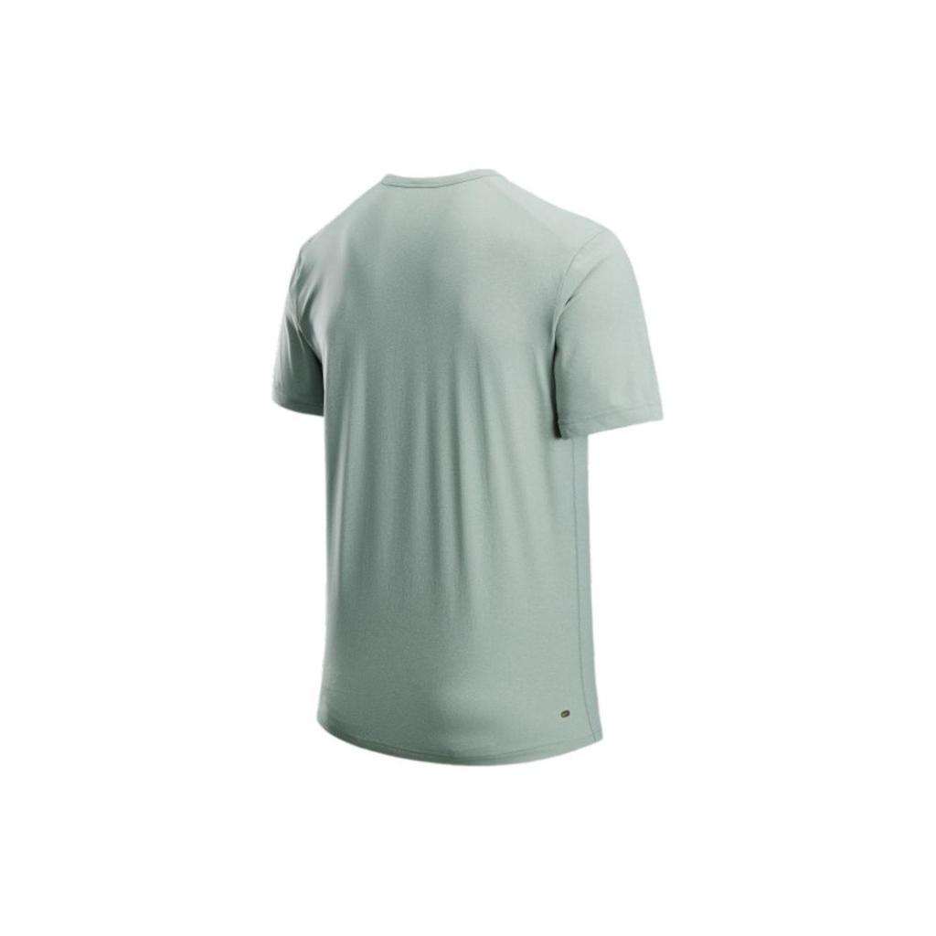 Nike Men's Outdoor Casual Soft Crew Neck Short Sleeve T-Shirt In Green