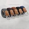 No Hole Stretch Woven Belt Multicolored Men's Waistband Premium Elastic Braided Belt  Sports