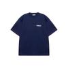 Balenciaga Drop Shoulder Sleeve T Shirt Women's Dark Blue Loose Fit 641655TIV521195