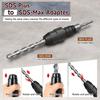 High Carbon Steels Converter for Transforming SDSPlus to SDSMax Rotary Hammer Drill Adapter Bit Shank Quick Tool