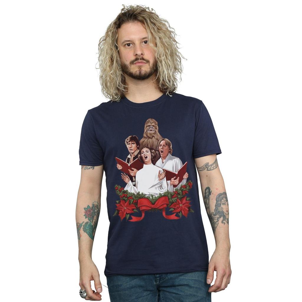 STAR WARS Mens Christmas Carols T-Shirt