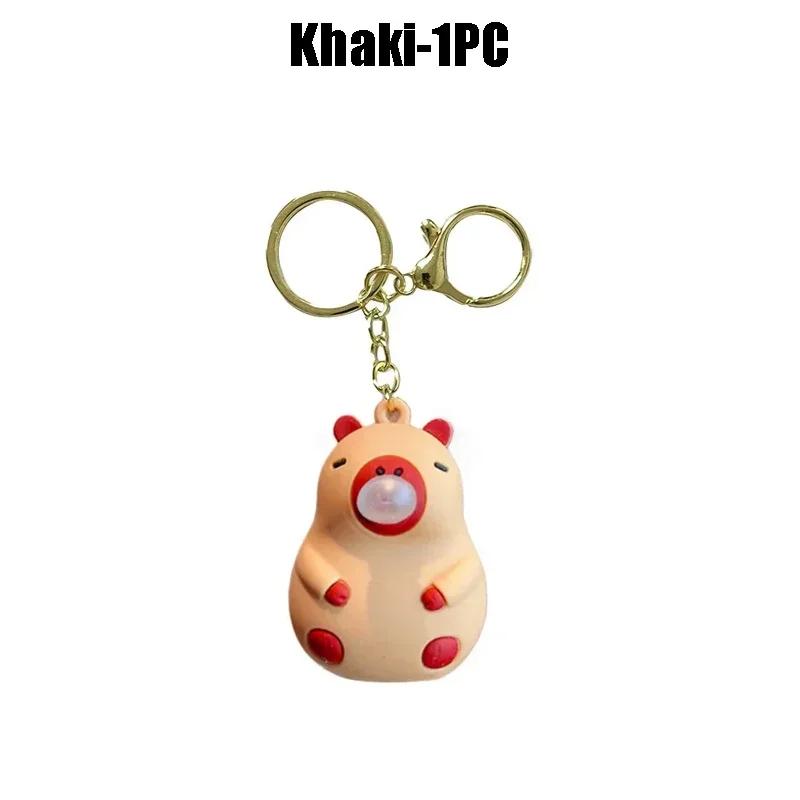 

Музыкальная игрушка Capybara Pinch, пускающая мыльные пузыри, брелок для девочек, кукла Capybara, игрушки для снятия стресса, подвеска для детского школьного рюкзака