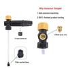 High-Pressure Foam Sprayer for Home and Car Wash - Water Spray Gun Nozzle with PA Pot