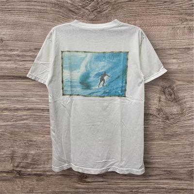Vintage 90’s Surfing Waves Aaron Chang Photography Tee / Modern Surfwear / Skate Surf Tee / High End Fashion / Photo Tee / Size L