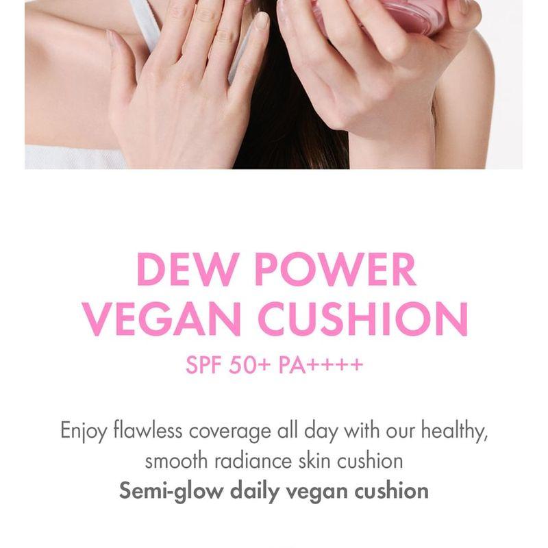 AMUSE Dew Power Vegan Cushion Refill Only - 4 Colors