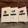 Felicitare cu Floare Artificială și Plic Card Creativ pentru Ziua de Naștere, Ziua Recunoștinței, Ziua Mamei Cadou Unic pentru Cei Dragi