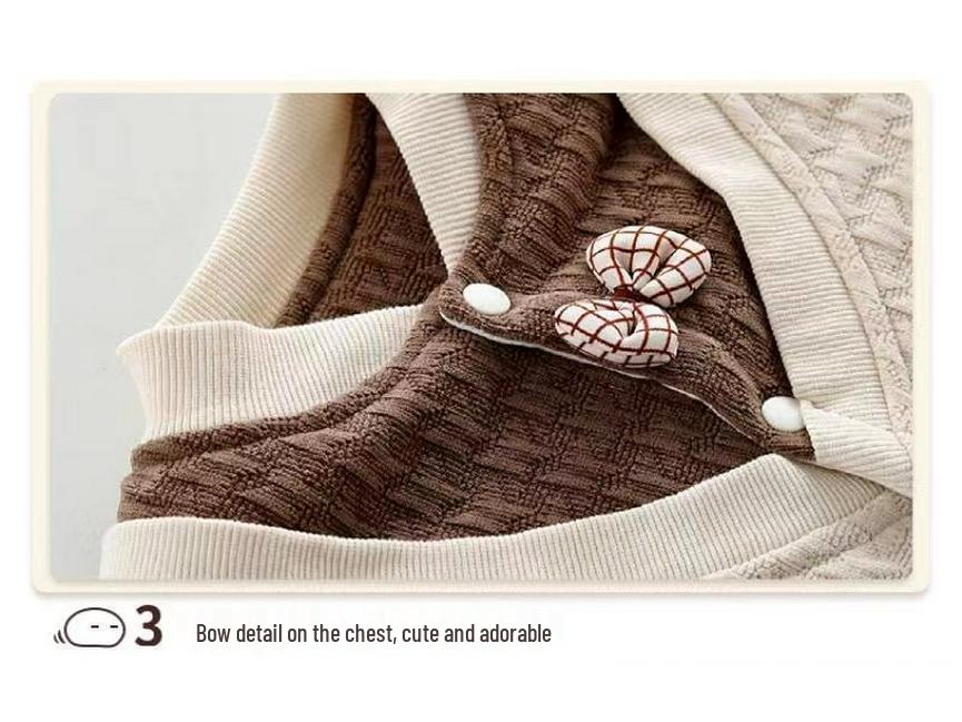 Baby Gentleman Onesie - Warm Cotton-Padded Autumn/Winter Outfit for Infants