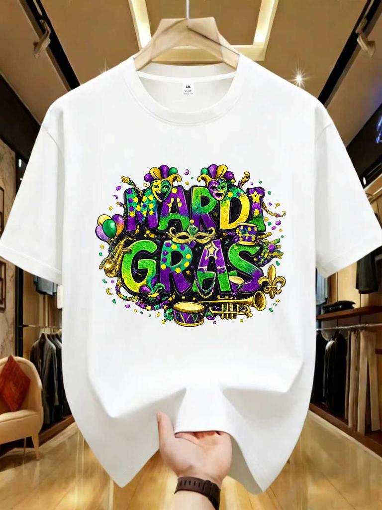Wds01323creative Letter Printed Plus Size Unisexs Round Neck Tshirt Summer Casual Short Sleeved Top Street Fashion Versatile