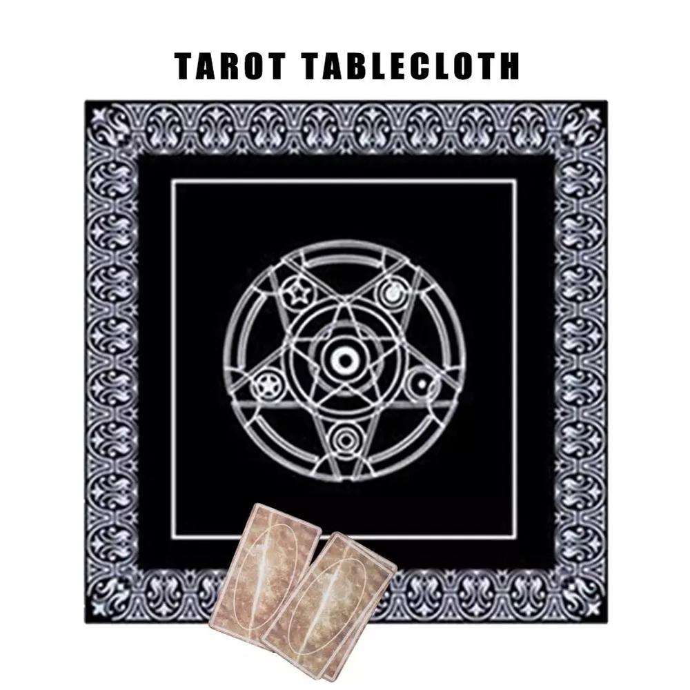 Quality Witchcraft Supplies 49x49cm Astrological Non-woven Altar Tarot Cloth Tarot Card Cloth Tarot Tablecloth Tarot Card Mat