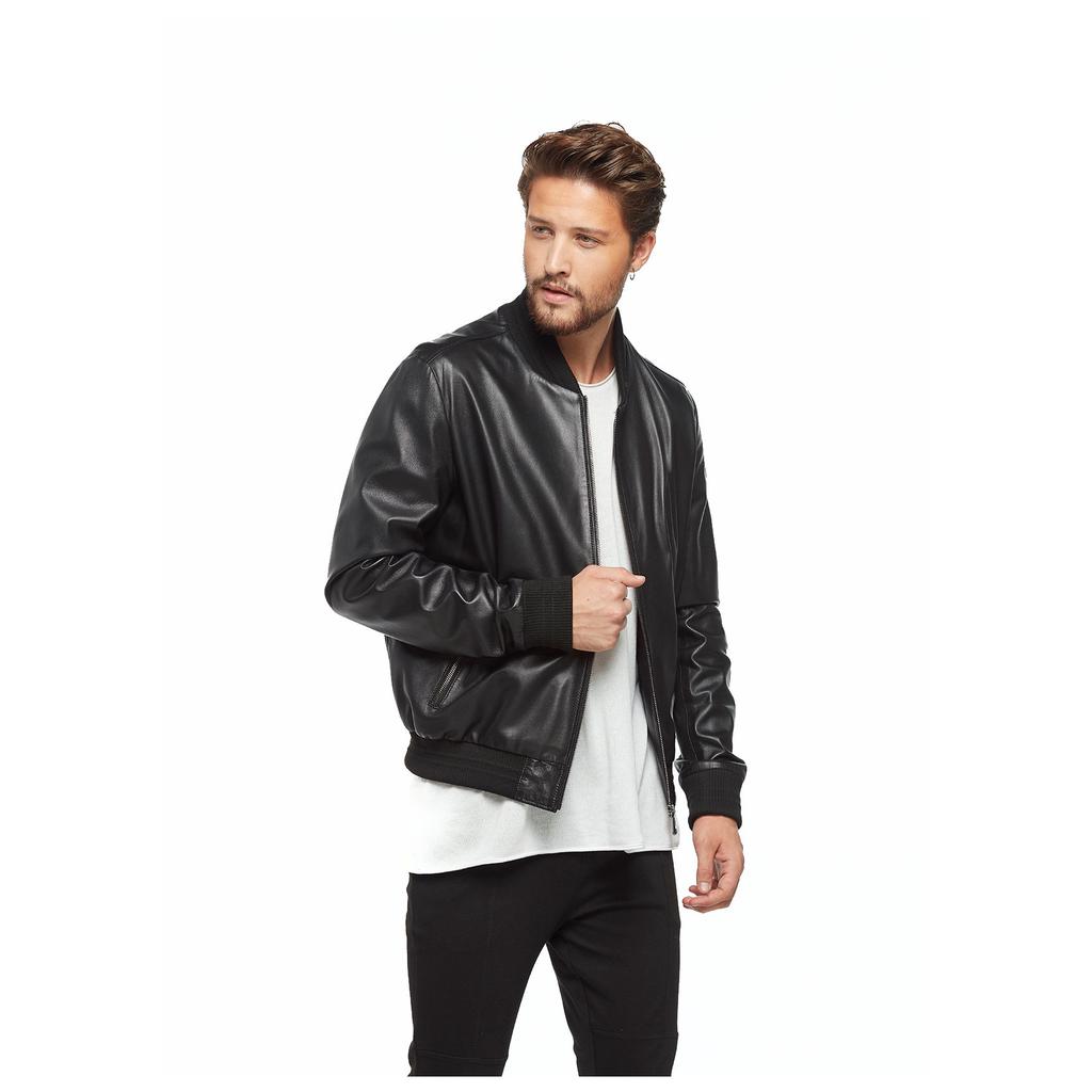 double sided leather jacket