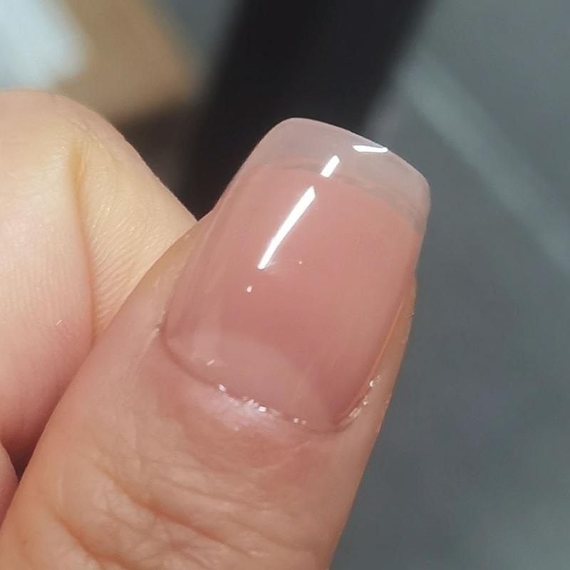 30 Adet Kısa Basmalı Takma Tırnak Nude Pembe Tırnak Dekorasyonu Giyilebilir Takma Tırnak Tam Kaplama Tırnak Uçları Sanat