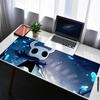 New Boys Cool Gaming Keyboard Pad Hollow Knight Print Pu Leather Mouse Pad Dark Dark Galaxy Mouse Pad Tablecloth Gift Peripheral