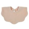 Baby Cotton Gauze Bibs With Printed Patterns And Wavy Edges Soft Absorbent Drool Burp Cloths For Infants And Toddlers