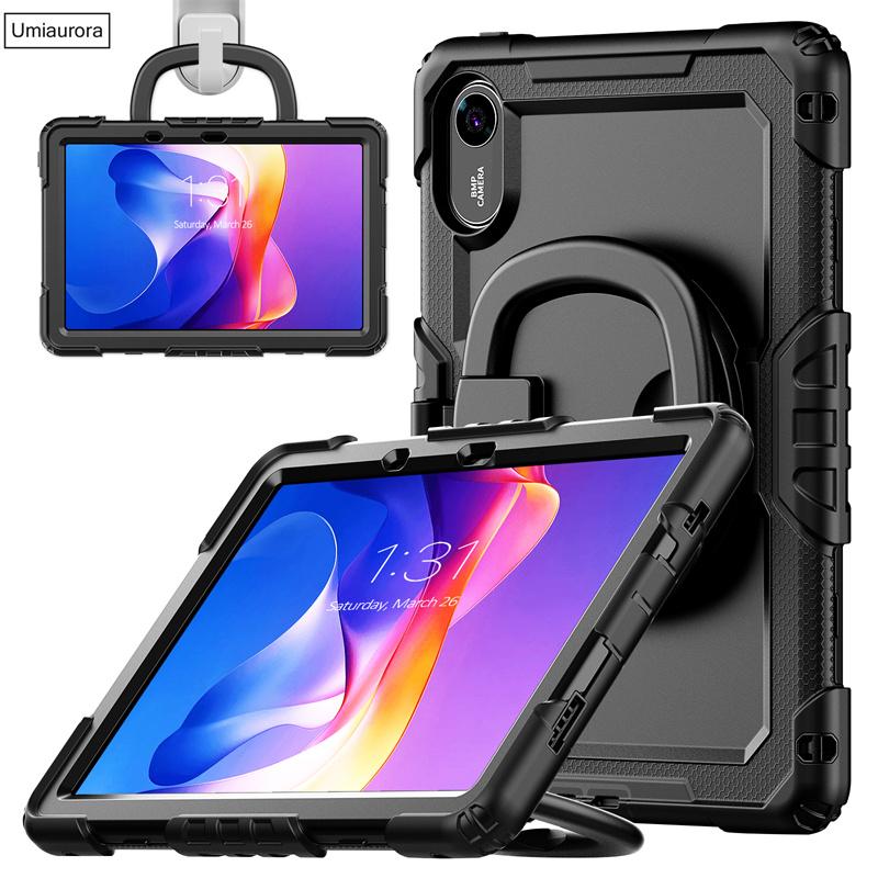 For Xiaomi Redmi Pad 2 Pad2 11 Inch 2025 Heavy Duty Rugged Tablet Case Rotation Pull Ring Stand Strap Shockproof PC Cover Funda