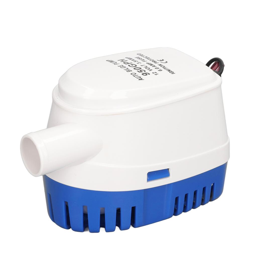 Automatic Bilge Pump DC 12V Plastic Removable Filter Easy Cleaning Boat Bilge Water Pump for Marine Yacht 950GPH