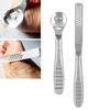 2pcs Stainless Steel Callus Shaver Hard Dead Skin Remover Anti skid Handle Foot Care