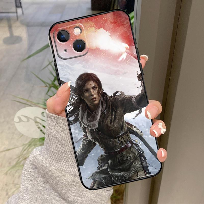 Lara Croft Tomb Raider Case For iPhone 17 Air 16 15 14 13 11 12 Pro Max Plus 12 13 Mini 16e 17 Pro Max Back Cover