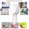 Toothbrush Holder Suction Cup Toothbrush Organizer No Drilling Waterproof Wall Mounted Electric Toothbrush Holder