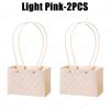 2026 New Reusable Waterproof Flower Tote Bag Eco Friendly Wedding Party Favors Gift Box Portable Bouquet Packaging Decorations