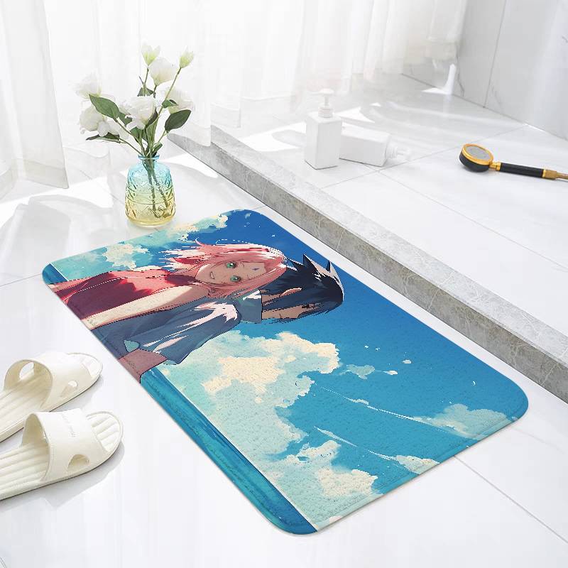 H-Haruno-N-narutoS-Sakura-Floor Mat For Living Room Sofa Floor Cushions Modern Soft Fluffy Home Rug For Bedroom Play Carpet