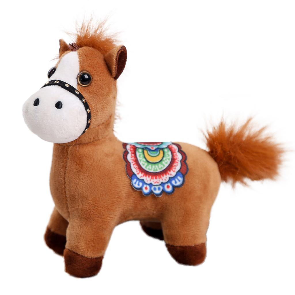 Pony Animal Plush Toy Keyring Featuring Short Plush Material For Gift Giving