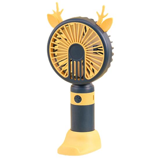 Convenient Desk Operated Long Fan 250mAh Battery Standby Time Keep Cool