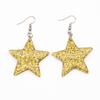 Iridescent Five-Pointed Star Dangle Earrings - Versatile, Fashionable, Long Style for Women
