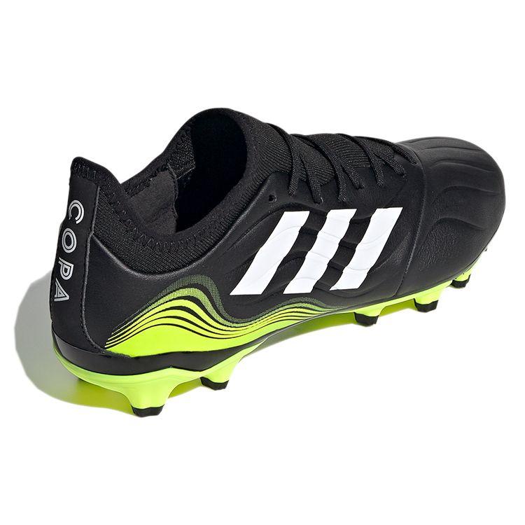 Adidas Copa Sense.3 Comfortable Versatile MG (Rubber Short Studs) Durable Soccer Shoes Men Soccer Shoes Black Green FW6525