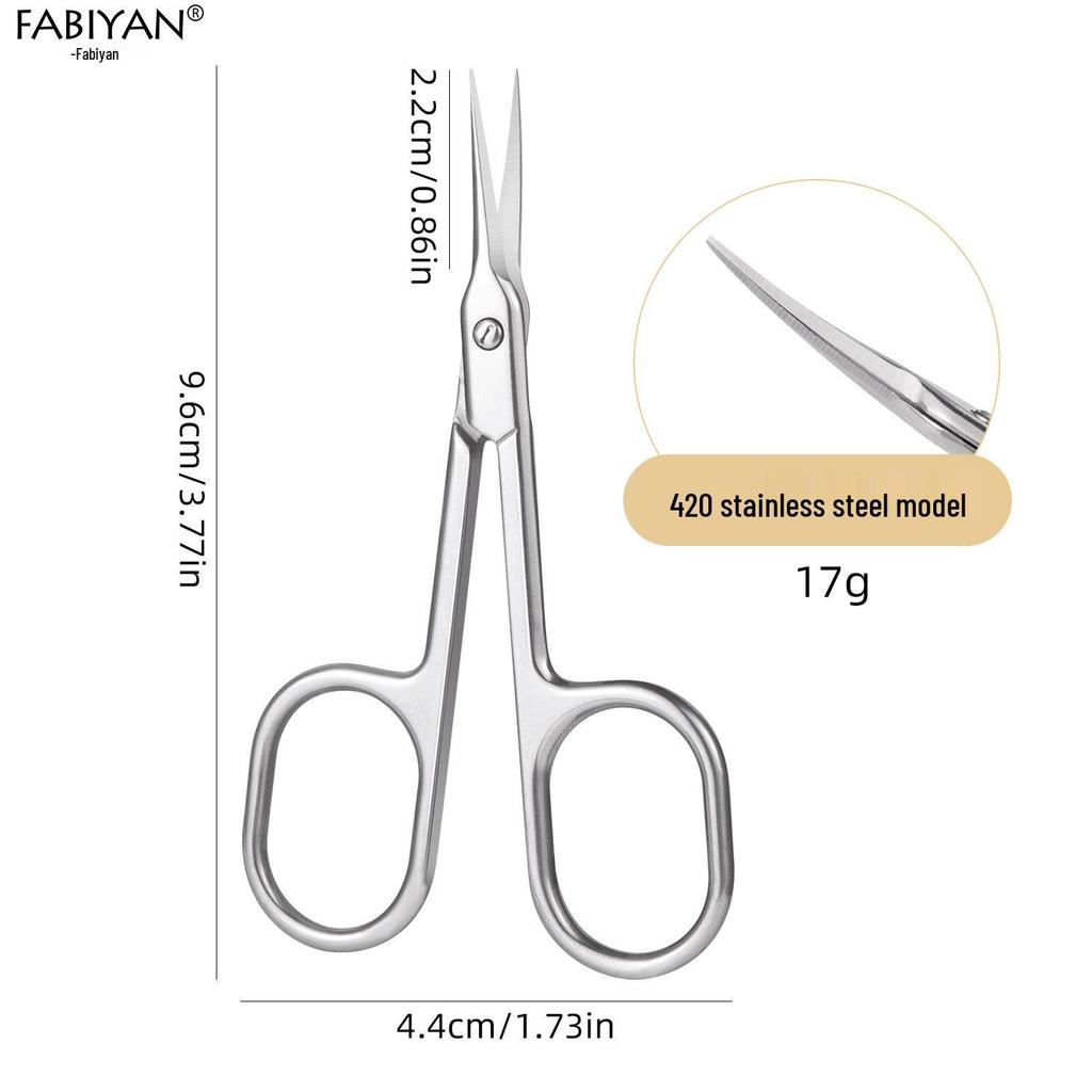 Stainless Steel Precision Cuticle and Eyebrow Trimming Scissors