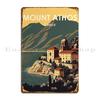 Mount Athos Greece Metal Plaque Poster Design Cinema Party Plates Custom Create Tin Sign Poster