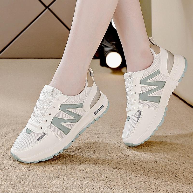 

Large size sports shoes spring and autumn new casual mesh student shoes lightweight running shoes 35