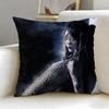 Fashion Yyeuleable Cushion Cover Soft  EasyWash Pillow Case  Versatile for Couch Bed Travel and Office