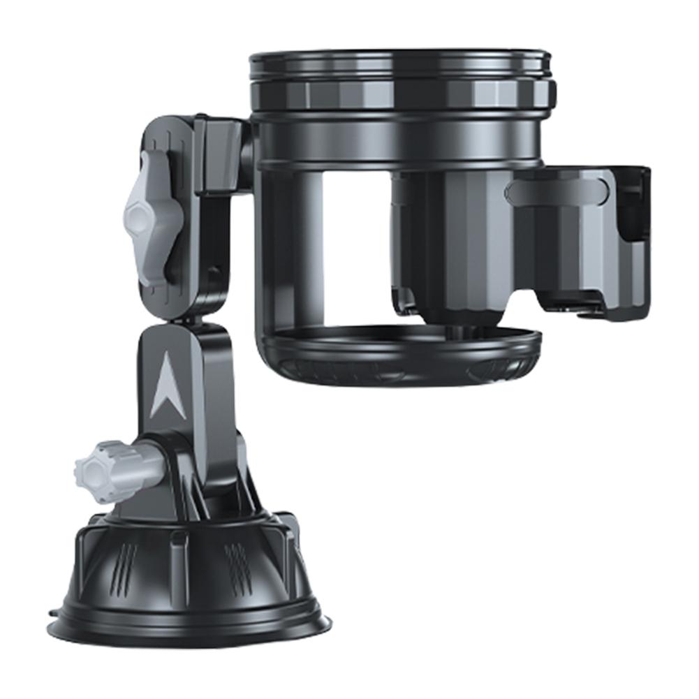 

2-in-1 Suction Car Cup Holder Rotatable Vehicle Mounted Cup Holder Multifunctional Dual Cup Holder Car Accessories